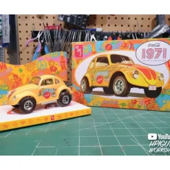 AMT Volkswagen Superbug 1971 Unity Graphics (Coke) 1/25 Model - Little Painter Art | Exploring the Endless Possibilities of Art| Shop All