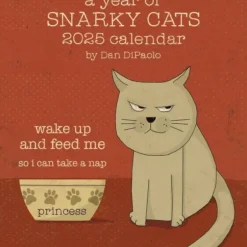 Andrews McMeel 2025 Wall Calendar - A Year of Snarky Cats - Little Painter Art | Exploring the Endless Possibilities of Art| Shop All