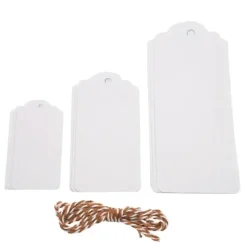 Angels Craft Assorted Gift Tags With Twine 9pk - White - Little Painter Art | Exploring the Endless Possibilities of Art| Hot