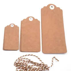 Angels Craft Assorted Gift Tags With Twine 9pk - Kraft - Little Painter Art | Exploring the Endless Possibilities of Art| Hot