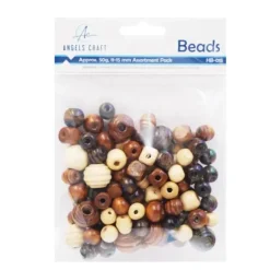 Angels Craft 11-15mm Beads - Wood Assortment - Little Painter Art | Exploring the Endless Possibilities of Art| Shop All