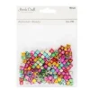 Angels Craft 6mm Beads, Approx 150-ct - Multi-Coloured Metallic Alphabet - Little Painter Art | Exploring the Endless Possibilities of Art| Hot
