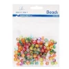 Angels Craft 8mm Beads, Approx 120-ct - Multi-Coloured Rose Engraved - Little Painter Art | Exploring the Endless Possibilities of Art| Hot
