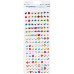 Angels Craft Rhinestone Stickers - Round Multcolour - Little Painter Art | Exploring the Endless Possibilities of Art| Hot