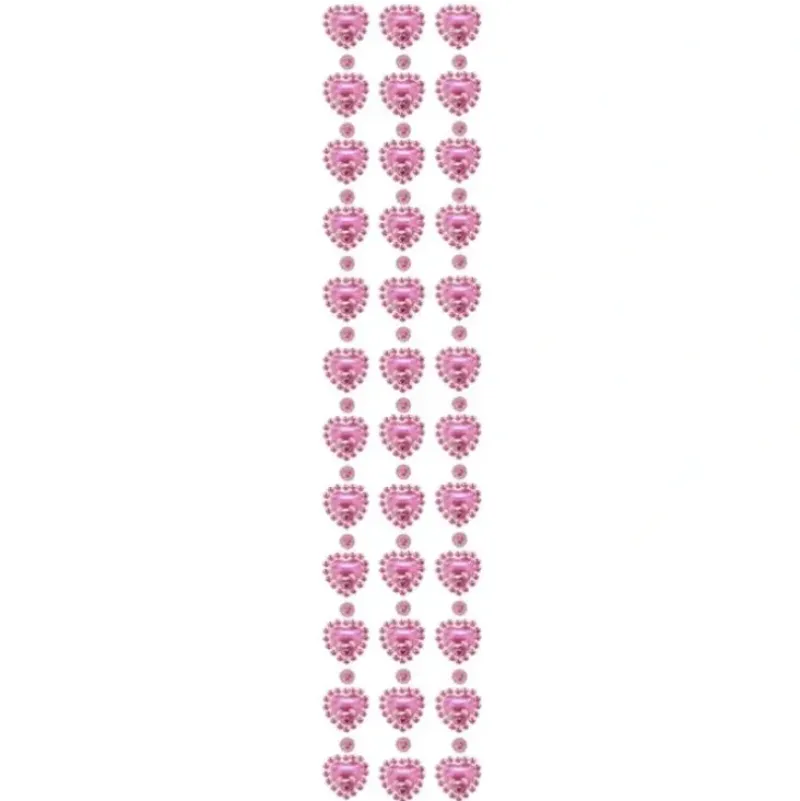 Angels Craft Rhinestone Stickers - Fancy Pink Hearts - Little Painter Art | Exploring the Endless Possibilities of Art| Hot