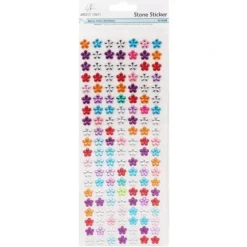Angels Craft Rhinestone Stickers - Multi-Colour Flowers - Little Painter Art | Exploring the Endless Possibilities of Art| Shop All