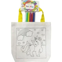 Angels Craft Tote Bag Coloring Kit - Unicorn - Little Painter Art | Exploring the Endless Possibilities of Art| Shop All