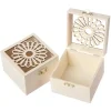 Angels Craft Wooden Jewellery Box - Lazer-Cut Flower - Little Painter Art | Exploring the Endless Possibilities of Art| Hot