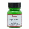Angelus Acrylic Leather Paint 1oz Light Green - Little Painter Art | Exploring the Endless Possibilities of Art| Brush
