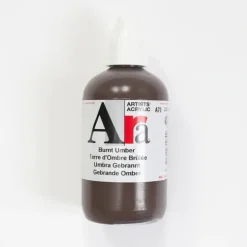 Ara Acrylic 250ml Burnt Umber - Little Painter Art | Exploring the Endless Possibilities of Art| Shop All