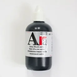 Ara Acrylic 250ml Ivory Black Extra - Little Painter Art | Exploring the Endless Possibilities of Art| Shop All