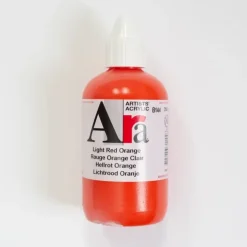 Ara Acrylic 250ml Light Red Orange - Little Painter Art | Exploring the Endless Possibilities of Art| Shop All