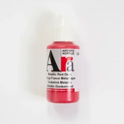 Ara Acrylic 100ml Metallic Red Dark - Little Painter Art | Exploring the Endless Possibilities of Art| Shop All