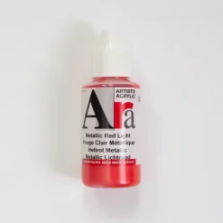 Ara Acrylic 100ml Metallic Red Light - Little Painter Art | Exploring the Endless Possibilities of Art| Shop All