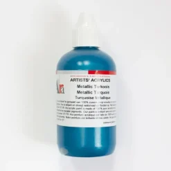 Ara Acrylic 250ml Metallic Turquoise - Little Painter Art | Exploring the Endless Possibilities of Art| Shop All