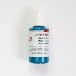 Ara Acrylic 100ml Metallic Turquoise - Little Painter Art | Exploring the Endless Possibilities of Art| Shop All