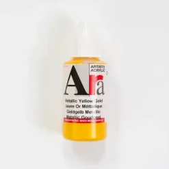 Ara Acrylic 100ml Metallic Yellow Gold - Little Painter Art | Exploring the Endless Possibilities of Art| Shop All