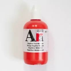 Ara Acrylic 250ml Napthol Red Medium - Little Painter Art | Exploring the Endless Possibilities of Art| Shop All