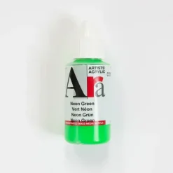 Ara Acrylic 100ml Neon Green - Little Painter Art | Exploring the Endless Possibilities of Art| Shop All