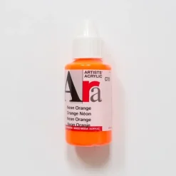 Ara Acrylic 100ml Neon Orange - Little Painter Art | Exploring the Endless Possibilities of Art| Shop All