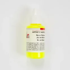 Ara Acrylic 100ml Neon Yellow - Little Painter Art | Exploring the Endless Possibilities of Art| Shop All