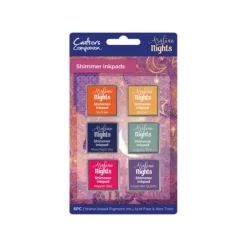 Arabian Nights - Shimmer Inkpads - 6 pack - Little Painter Art | Exploring the Endless Possibilities of Art| Pigment