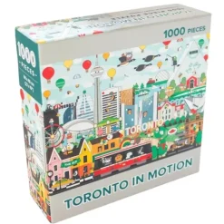 Arcadia 1000pc Puzzle - Toronto In Motion - Little Painter Art | Exploring the Endless Possibilities of Art| Shop All