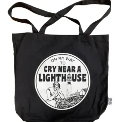 Arcane Bullshit Tote Bag - Cry Near a Lighthouse - Little Painter Art | Exploring the Endless Possibilities of Art| Hot