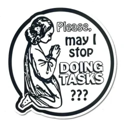 Arcane Bullshit Vinyl Sticker - Doing Tasks - Little Painter Art | Exploring the Endless Possibilities of Art| Shop All