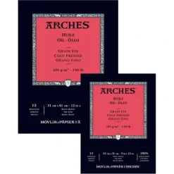 Arches 100% Cotton Oil Colour Paper Pads 300gsm - Little Painter Art | Exploring the Endless Possibilities of Art| Pigment