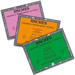 Arches 100% Cotton Watercolour Blocks 300gsm 20 Sheets - Little Painter Art | Exploring the Endless Possibilities of Art| Pigment