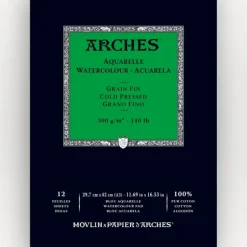 Arches Cold Pressed 300g 29,7x42cm 12 sheets - Little Painter Art | Exploring the Endless Possibilities of Art| Shop All