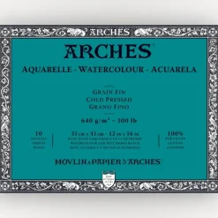 Arches Cold Pressed 640gms 10 sheets 31 x 41 cm - Little Painter Art | Exploring the Endless Possibilities of Art| Shop All