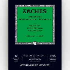 Arches Cold Pressed 26x36cm 300gms 12 sheets - Little Painter Art | Exploring the Endless Possibilities of Art| Shop All
