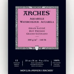 Arches Hot Pressed 300g 23x31cm 12 sheets - Little Painter Art | Exploring the Endless Possibilities of Art| Shop All