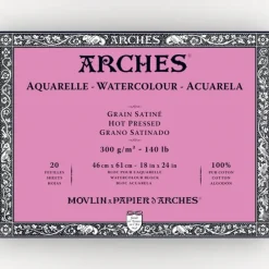 Arches Hot Pressed 300g 46x61cm 20 sheets - Little Painter Art | Exploring the Endless Possibilities of Art| Shop All
