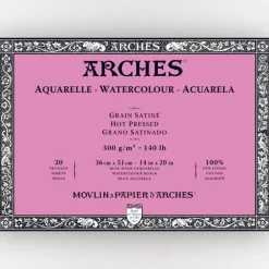 Arches Hot Pressed 300g 36x51cm 20 sheets - Little Painter Art | Exploring the Endless Possibilities of Art| Shop All