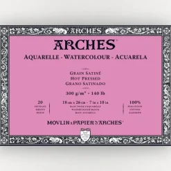 Arches Hot Pressed 300g 18x26cm 20 sheets - Little Painter Art | Exploring the Endless Possibilities of Art| Shop All