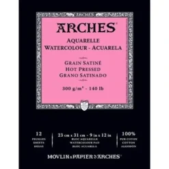 Arches Hot Pressed Watercolour Pad 9"x12" - Little Painter Art | Exploring the Endless Possibilities of Art| Shop All