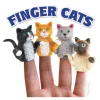 Archie McPhee Finger Cats, Assorted - Little Painter Art | Exploring the Endless Possibilities of Art| Hot