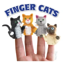 Archie McPhee Finger Cats, Assorted - Little Painter Art | Exploring the Endless Possibilities of Art| Hot
