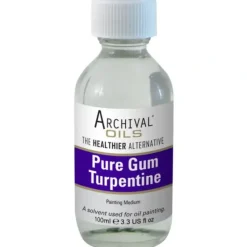 Archival Oils Pure Gum Turpentine - Little Painter Art | Exploring the Endless Possibilities of Art| Brush