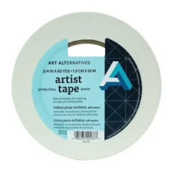 Art Alternatives Artist Tape, White 3/4" x 60yrd - Little Painter Art | Exploring the Endless Possibilities of Art| Shop All