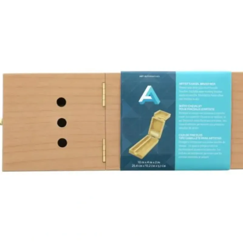 Art Alternatives Artist's Easel Brush Box, 10" x 4" - Little Painter Art | Exploring the Endless Possibilities of Art| Brush