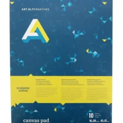 Art Alternatives Canvas Pad 16x20" 10 Sheets - Little Painter Art | Exploring the Endless Possibilities of Art| Canvas