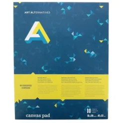 Art Alternatives Canvas Pad 9x12" 10 Sheets - Little Painter Art | Exploring the Endless Possibilities of Art| Canvas
