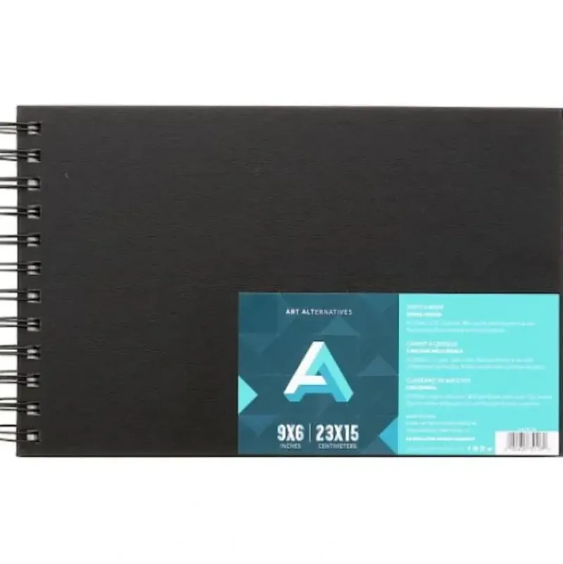 Art Alternatives Hardcover Coil Sketchbook 9" x 6" - Little Painter Art | Exploring the Endless Possibilities of Art| Hot
