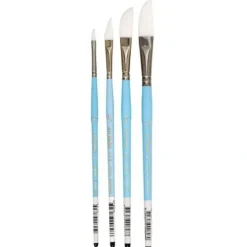 Art Basics 125 Taklon Dagger Brush - Little Painter Art | Exploring the Endless Possibilities of Art| Brush