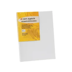 Art Basics Premium Artist Stretched Canvas - 1.5 inch (38mm) Thick Stretchers 12 Oz - Little Painter Art | Exploring the Endless Possibilities of Art| Canvas