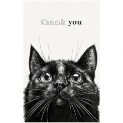 Art File Boxed Thank You Cards 10pk - Black Cat - Little Painter Art | Exploring the Endless Possibilities of Art| Shop All